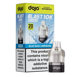 Vaporesso Dojo Blast 10K Prefilled Pod + 10ml Refill Container - Blue Razz Lemonade image