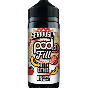 Seriously Pod Fill X2 by Doozy 100ml 50/50 E-Liquid Shortfill - Melon Citrus image
