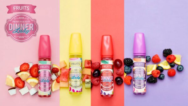 Dinner Lady 50ml Shortfill E-Liquid - Fruit Series  70/30 VG/PG image 1