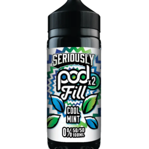 Seriously Pod Fill X2 by Doozy 100ml 50/50 E-Liquid Shortfill - Cool Mint image
