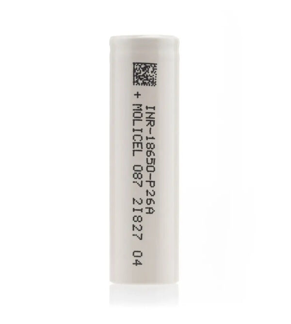 Molicel 18650 2600mAh 25A Battery - Free Plastic Storage Case image 0