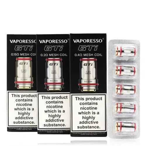 Vaporesso GTi Replacement Mesh Coils 5pcs/pack image 0 Vaporesso GTi Replacement Mesh Coils 5pcs/pack image 0