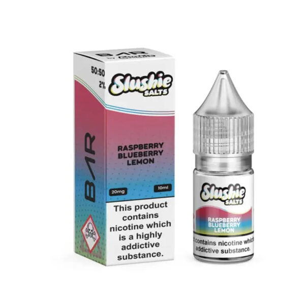BAR Salts by Slushie 10ml - 10MG - Rasberry Blueberry Lemon image
