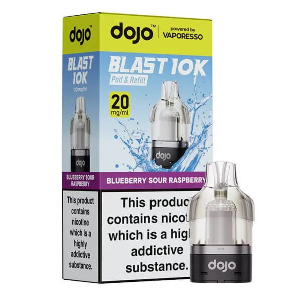 Vaporesso Dojo Blast 10K Prefilled Pod + 10ml Refill Container image 3