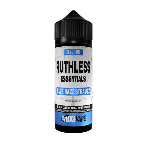 Ruthless Essentials 100ml Shortfill E-Liquid | 60VG/40PG - Blue Razz Strawzz image