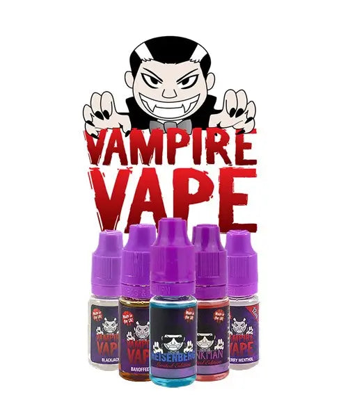 Vampire Vapes 10ml | 6MG | 40VG/60PG | 70+ Flavors image 0 Vampire Vapes 10ml | 6MG | 40VG/60PG | 70+ Flavors image 0