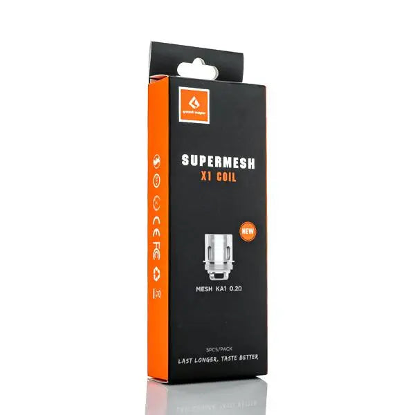Geekvape Super Mesh X1 Coil 0.2ohm 5pcs for Aegis Legend Kit image 0 Geekvape Super Mesh X1 Coil 0.2ohm 5pcs for Aegis Legend Kit image 0