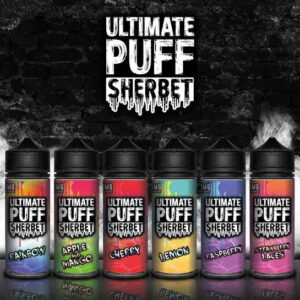 Ultimate Puff Premium E Liquid 100ml Shortfill l Sherbet Series  70/30 VG/PG image 0