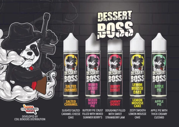 Dessert Boss 50ml Shortfill by Coil Benders 70/30 VG/PG image 0 Dessert Boss 50ml Shortfill by Coil Benders 70/30 VG/PG image 0