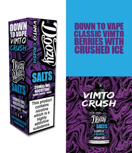 Doozy Nic Salts 10ml - 20MG - Vimto Crush image