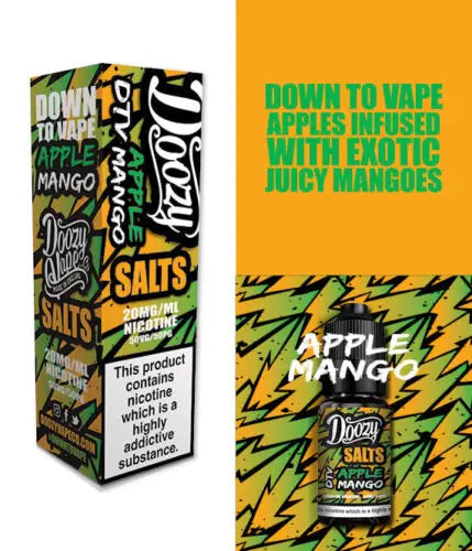 Doozy Nic Salts 10ml - 20MG - Apple Mango image