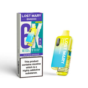 Lost Mary BM6000 Pod Kit – Rechargeable Refillable Vape | 6000 Puffs | 20mg Lost Mary