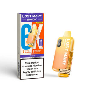 Lost Mary BM6000 Pod Kit – Rechargeable Refillable Vape | 6000 Puffs | 20mg Lost Mary