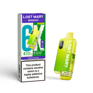 Lost Mary BM6000 Pod Kit – Rechargeable Refillable Vape | 6000 Puffs | 20mg Lost Mary