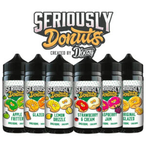 Seriously Donut 100ml Shortfill Eliquid By Doozy Vape  70/30 VG/PG image 0