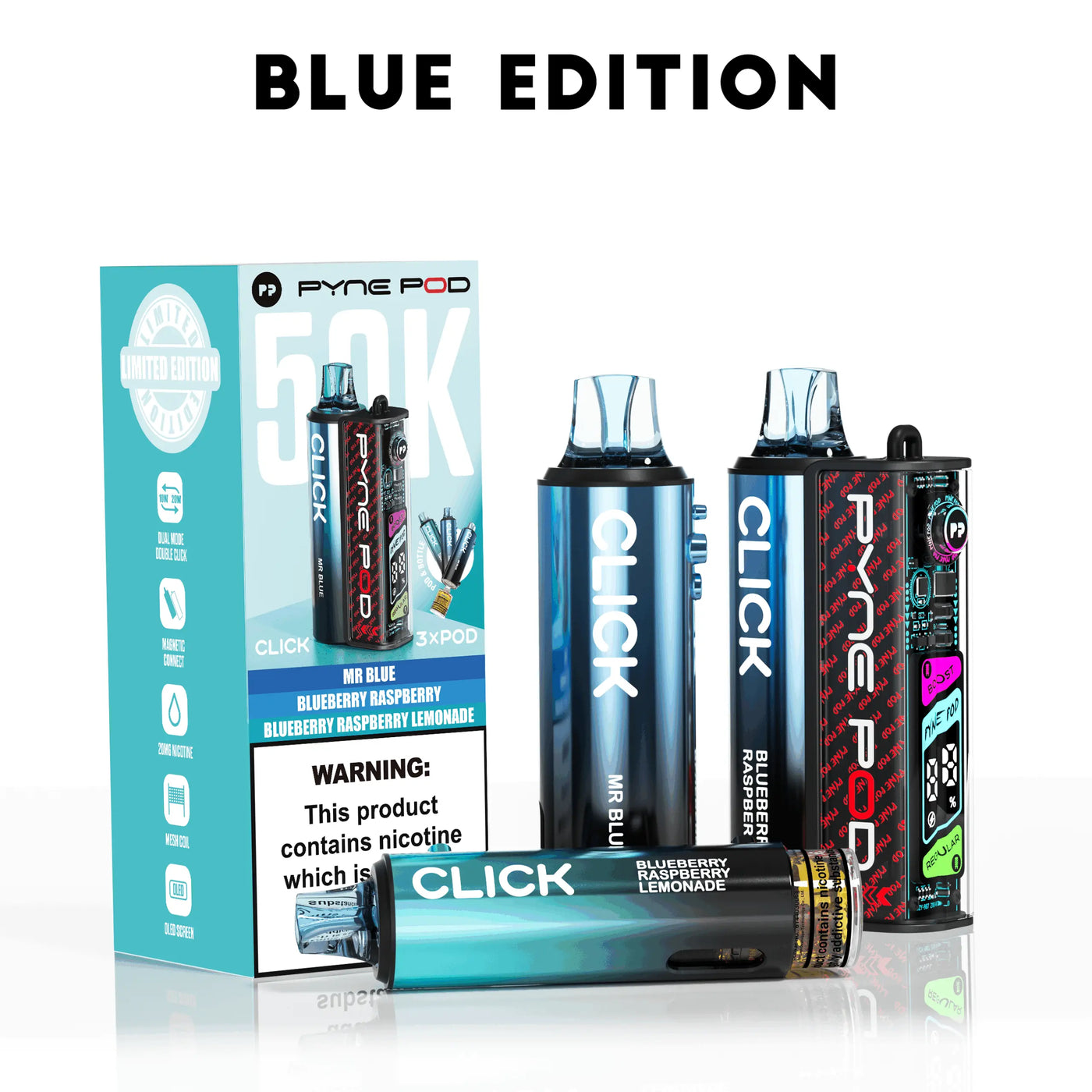 Pyne Pod Click 50K Prefilled Pod Kit image 0