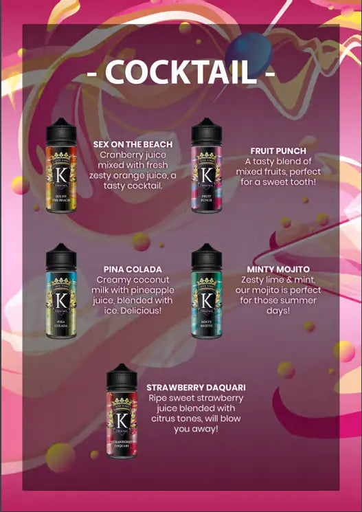 Juice Kings 100ml Shortfill  70/30 VG/PG image 6