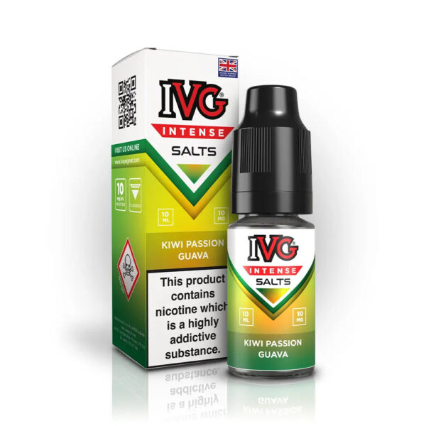IVG Intense Nic Salts - 10mg - Kiwi Passionfruit Guava image