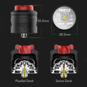 Wotofo Profile PS Dual Mesh RDA 28.5mm image 1