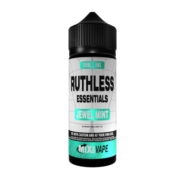 Ruthless Essentials 100ml Shortfill E-Liquid | 60VG/40PG - Jewel Mint image