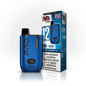 IVG Pro 10K Pod Vape Kit 20mg Blue Raspberry Ice