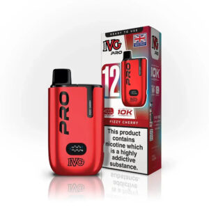 IVG Pro 10K Pod Vape Kit 20mg Fizzy Cherry