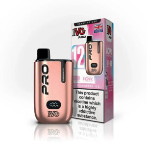 IVG Pro 10K Pod Vape Kit 20mg Strawberry Ice