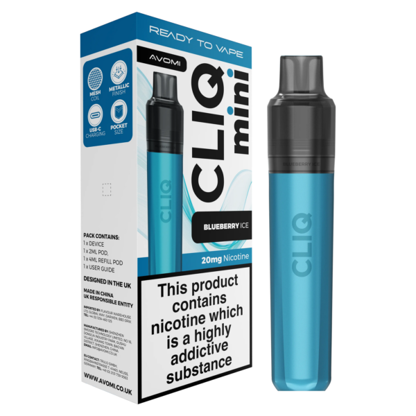 Avomi CLIQ Mini Prefilled Pod Kit (2ml + 4ml) | Upto 3000 Puffs Avomi Avomi CLIQ Mini Prefilled Pod Kit (2ml + 4ml) | Upto 3000 Puffs Avomi