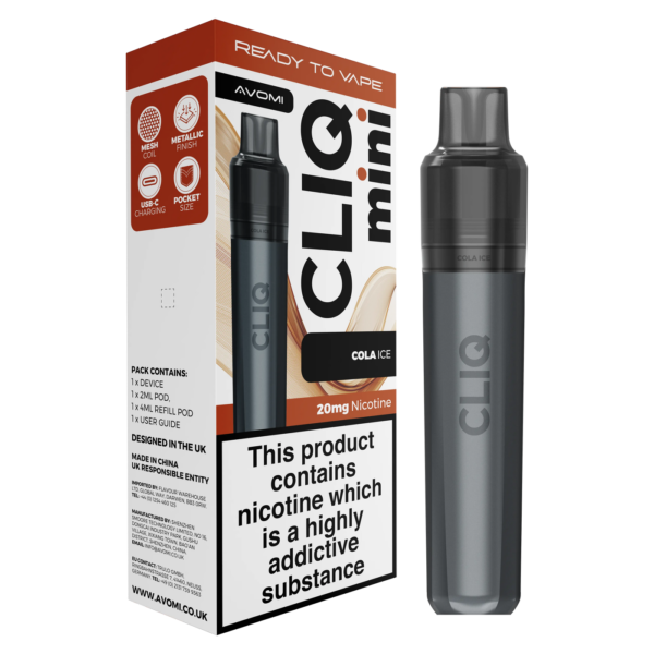 Avomi CLIQ Mini Prefilled Pod Kit (2ml + 4ml) | Upto 3000 Puffs Avomi