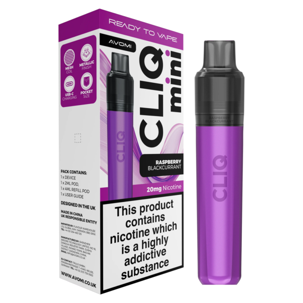 Avomi CLIQ Mini Prefilled Pod Kit (2ml + 4ml) | Upto 3000 Puffs Avomi