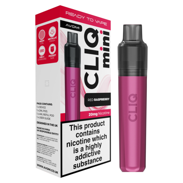 Avomi CLIQ Mini Prefilled Pod Kit (2ml + 4ml) | Upto 3000 Puffs Avomi