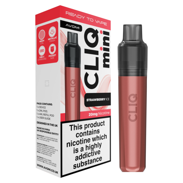 Avomi CLIQ Mini Prefilled Pod Kit (2ml + 4ml) | Upto 3000 Puffs Avomi