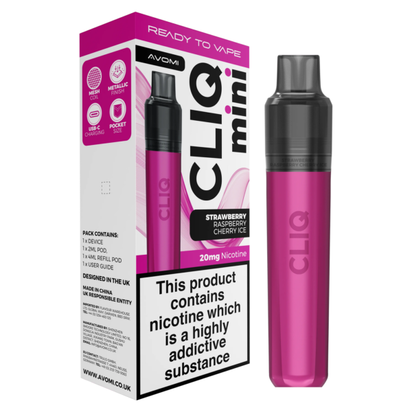 Avomi CLIQ Mini Prefilled Pod Kit (2ml + 4ml) | Upto 3000 Puffs Avomi