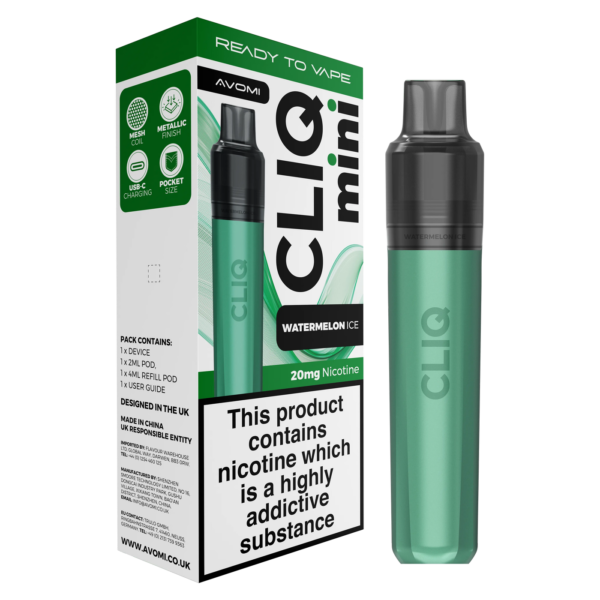 Avomi CLIQ Mini Prefilled Pod Kit (2ml + 4ml) | Upto 3000 Puffs Avomi