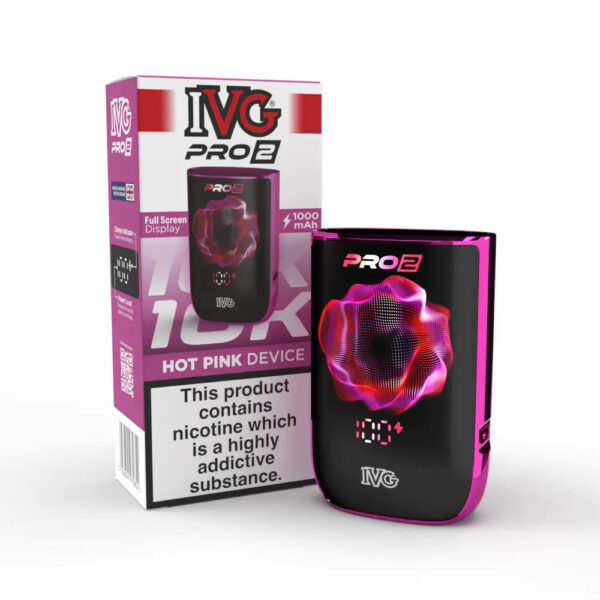 IVG Pro 2 Device Only hot pink pod vape rechargeable battery device IVG Pro compatible