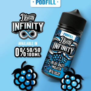 Doozy Infinity Pod Fill 50/50 100ml Shortfill E-Liquid Doozy