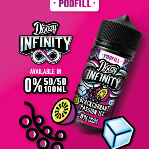 Doozy Infinity Pod Fill 50/50 100ml Shortfill E-Liquid Doozy