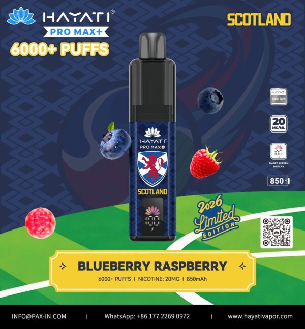 Hayati Pro Max+ 6000 World Cup (Scotland) Hayati Hayati Pro Max+ 6000 World Cup (Scotland) Hayati