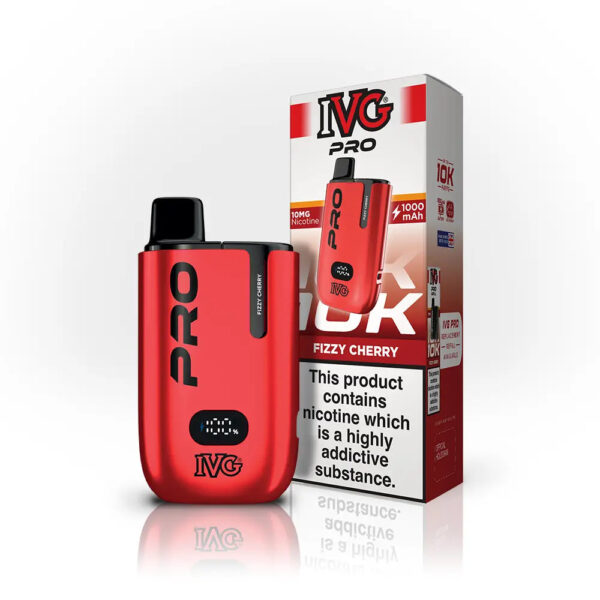 IVG Pro 12 Kit 10mg Fizzy Cherry prefilled vape kit