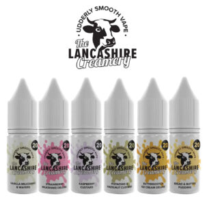 The Lancashire Creamery Nic Salts - 10mg UK Vape Kings